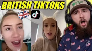 AMERICAN Reacts to British TikTok's ONLY BRITS Will Understand! *FUNNY*