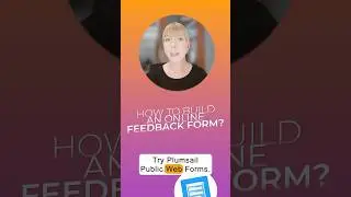 How to build an online feedback form #formbuilder #forms #formcustomization #onlineformbuilder