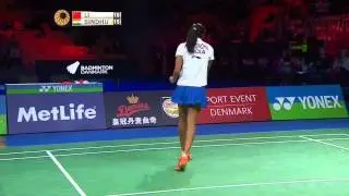 Yonex Denmark Open 2015 | Badminton F M4-WS | Li Xuerui vs P.V Sindhu