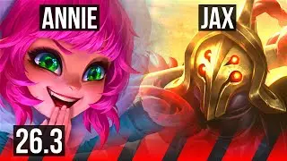ANNIE vs JAX (TOP) | EUW Grandmaster | 26.3