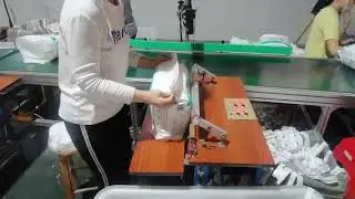 Baby diapers manual packaging sealing