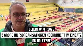 04.01.2026 #Blackout Berlin Tag 2 DRK-Sprecher Dr. Rolf Erbe koordiniert 5 gro&szlig;e Hilfsorganisationen