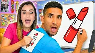 Desafio do Desenho nas Costas! Ningu&eacute;m acertou nada? 😂🎨✍️