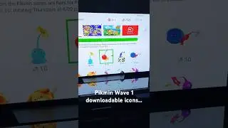 Pikmin Wave 1 downloadable icons via Switch Online - LIMITED TIME