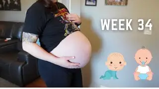 Pregnant with Twins 34 Weeks Update | Identical Twin Boys Pregnancy