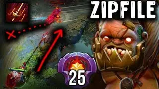 25 ЛВЛ ПУДЖА в ХАРДЕ! ZIPFILE PUDGE DOTA 2