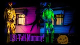 12 Foot Tall Mummy | Halloween 🎃 #shorts #bytesizeambs #cute #halloween #12ftanimatronics #12ftmummy