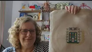 Flosstube #57 - Stitching, sunshine & the impending box of doom! #crossstitch #flosstubers #stitch