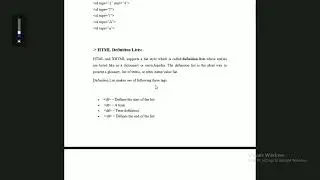 HTML list tags tutorial in hindi