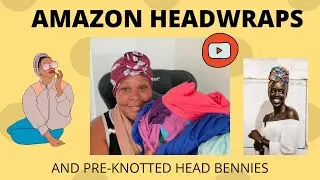 HEAD-WRAPS AND PRE-KNOTTED BENNIE HEAD-WRAPS FROM AMAZON! #amazon #headwear #headwraps #modesty