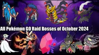 All Pok&eacute;mon GO Raid Bosses of October 2024 (Halloween Special)