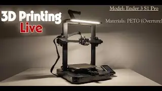 3D Printer (FDM) Live (Ender 3 S1 Pro) PETG Stress Tests & MORE