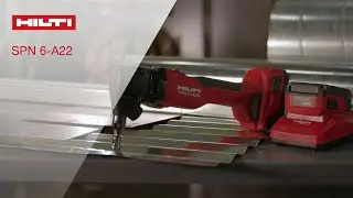 INTRODUCING Hilti's SPN 6-A22 Cordless Nibbler