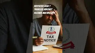 Cash deposit limit, UPI LIMIT, Foreign travel, ITR Filing Is COMPULSORY#cash #notice