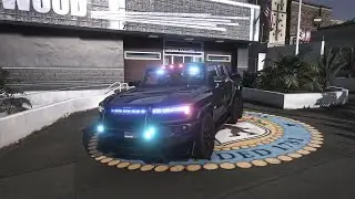 Undercover PD Hummer EV 6x6 Custom Widebody (non-els) | GTA V Car Mods
