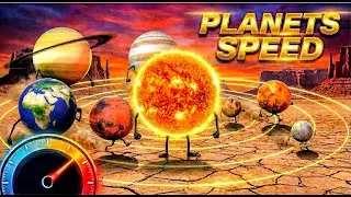 Solar System 3D | The True Speed of Every Planet