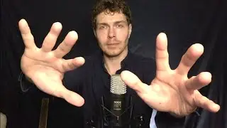 ASMR Up Close Visuals, Whispers and Hand Triggers for Relaxation