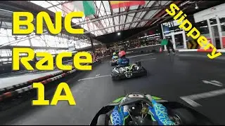 BNC Race 1A @ Worldkarts Kortrijk - Slippery conditions