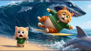 Ginger Cat Angry Camel Threw Me Into Cactus! 🐪😭 Leo Crying & Mini Helps