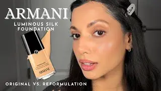Новая тональная основа ARMANI Luminous Silk по сравнению с оригинальной формулой - оттенок 6