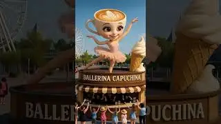 🍔🍩🍟🍫🍦 BRAINROT DELUXE MENU！ #BRAINROT #BALLERINA #CAPPUCCINA