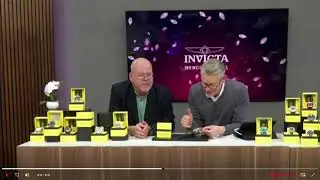 TV Moderator Rene Kogelman Live bei Teleshopping Sender 123.live f&uuml;r Invicta Watches Mitschnitt 1