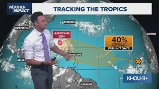 Tropical update: Meteorologist Pat Cavlin is tracking Hurricane Erin and a spot behind it