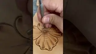 Carving & Tooling a Flower in Leather - Quick Practice