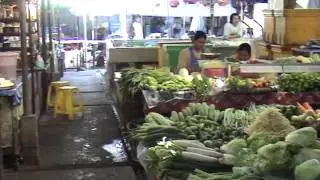 Thailand film Marknaden i staden Surin