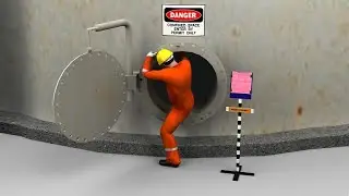 Confined space safety procedures and precautions 