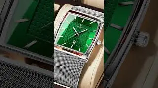 POEDAGAR Men's Rectangle Watch Review | Waterproof, Luminous, Stainless Steel Quartz Wristwatch