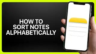 Tutorial para ordenar notas alfab&eacute;ticamente en la app Notas de iPhone (2025)