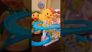 Sliding and climbing stairs Mini Duckling #shortvideo #toyswala #trendingshort