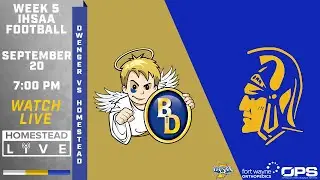 High School Football | Bishop Dwenger vs Homestead | 9-20-24 | IHSAA
