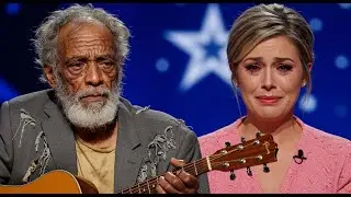 Heartbreaking AGT 2025 Audition: 75-Year-Old Homeless Man's Emotional Guitar Performance Stun Judges