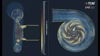 Centrifugal Pump Vorticity - Full Transient Simulation including Cavitation