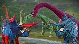Super Heroes Mod Pack Complication in Jurassic World Evolution - Biggest Theropod Dinosaurs Mods