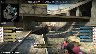 karrigan ace against Team Spirit on Overpass | PGL Major Stockholm 2021 | Challengers Stage