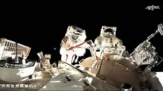 Watch: China's Shenzhou-13 taikonauts conduct second spacewalk