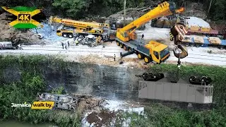 ✓FINAL UPDATE:🚨 Train Finally Pulled from River After Bog Walk Gorge Disaster in Jamaica! 🚨