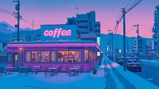 Snow Keeps Falling While the Coffee Stays Warm ⛄ Lofi Chill Beats for Quiet Winter Nights, Sleep.