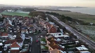 Blackhall Rocks (Belmonte Ave, Pattison Crescent, The Sidings & beach banks) by drone - 1/12/2023
