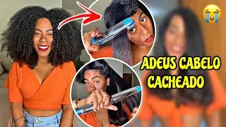 ALISANDO MEU CABELO CRESPO depois de 7 anos