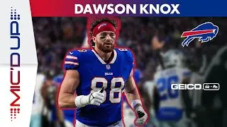 Dawson Knox Mic'd Up for Buffalo Bills Statement Win Over Dallas Cowboys!