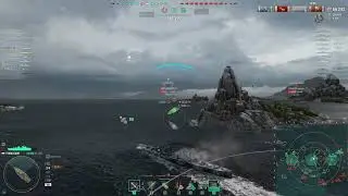 Minotaur Cruiser : Overpowered enemy will lose the battle  - World of Warships