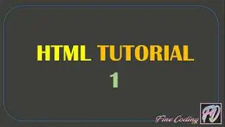 HMTL TUTORIAL 1|Introduction of HTML