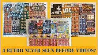 Old School scratch cards. 3 retro videos so that you can relive the old days.