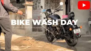 What a day |  Bike wash | Subscribe for more videos ~