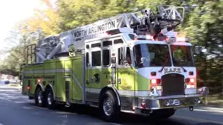North Arlington Fire Department Ladder 3 Responding 11-3-21