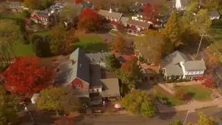 Aerial video of Peddler's Village in Bucks County